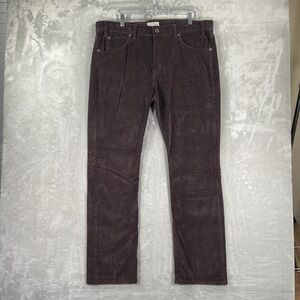 Tecovas Pants men's 38x32 Corduroy Chino Standard Fit Western Stretch Brown